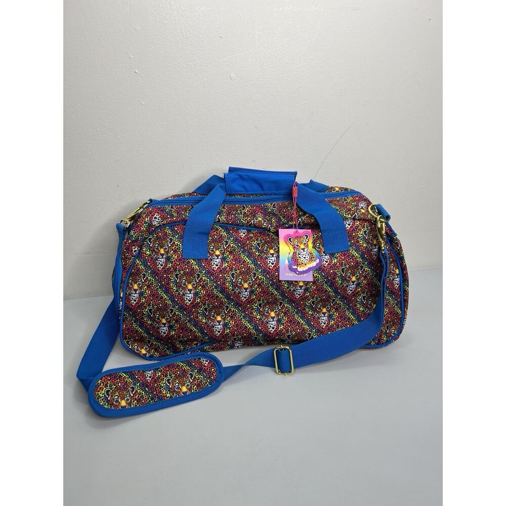 New Lisa Frank Posh Peanut Hunter Leopard Multicolor Duffle Bag